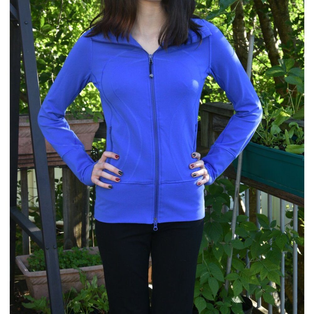 Lululemon Athletica In Stride Full Zip Jacket Workout Top size 4